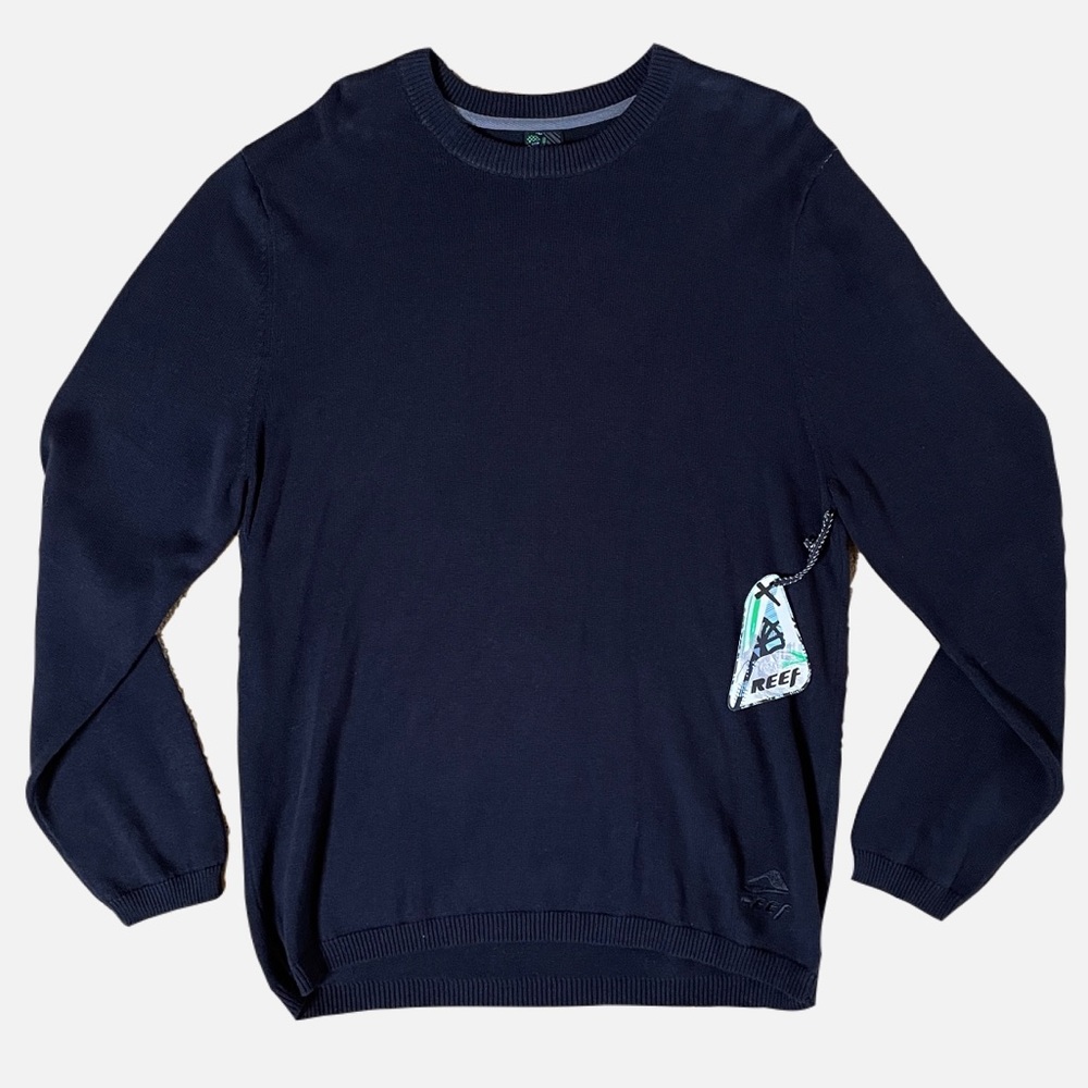 Reef Salamander Sweater Crew Neck Black XL NWT